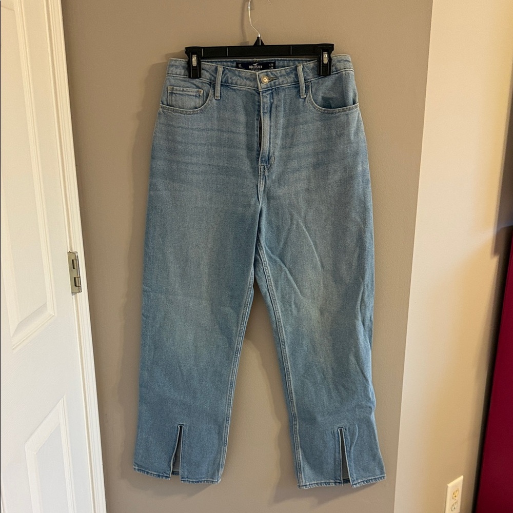 Hollister Light Blue High-Rise Jeans